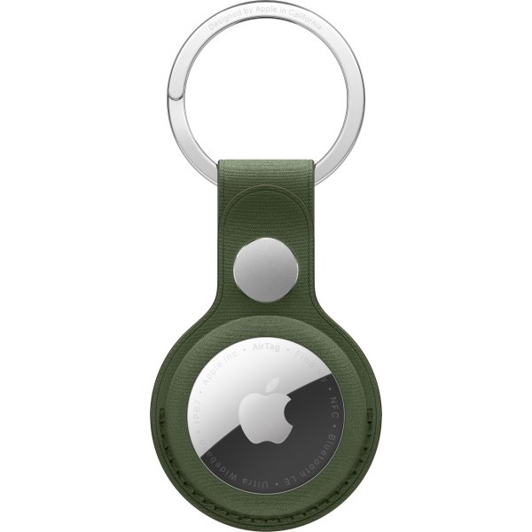 Apple AirTag FineWoven Nøglering - mosgrøn