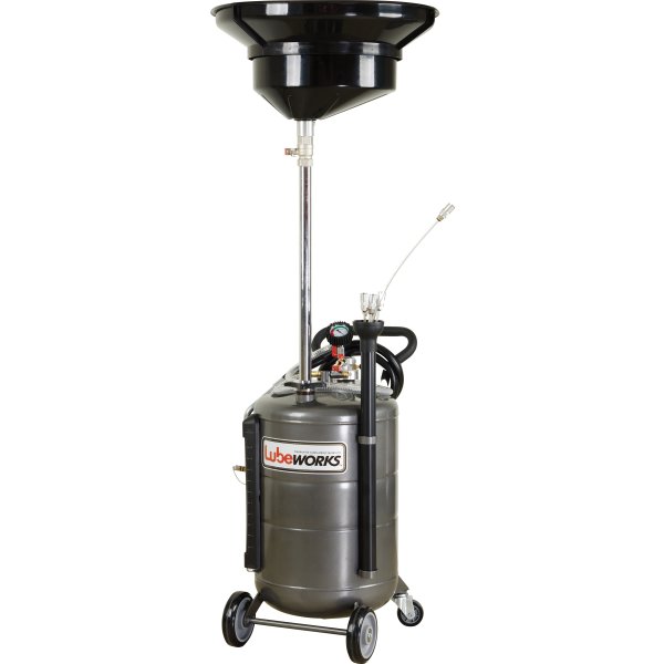 Olieopsamler, 70 liter, inkl. 6 sugeprober