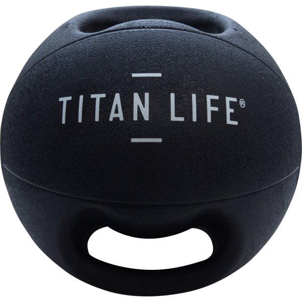 Titan Life Pro Medicinbold m/dobbelt greb, 8 kg