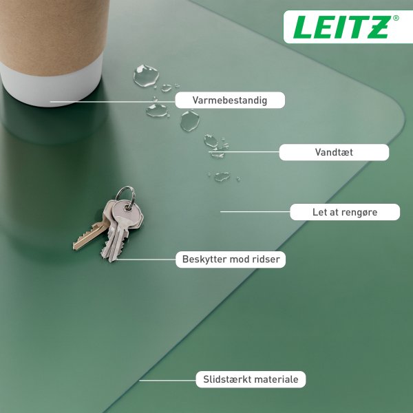 Leitz Skriveunderlag | 36x70 cm | Transparent