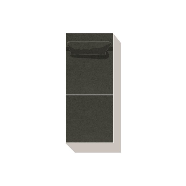 Fondi modulsofa, pufmodul, grøn, 1 stk