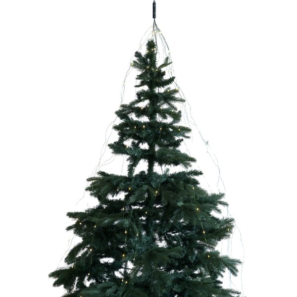 Juletræs top Lyskæde m/345 LED, 15x23 LED, 2,3m