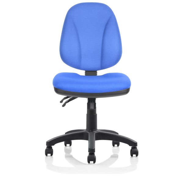 Deluxe kontorstol, blå