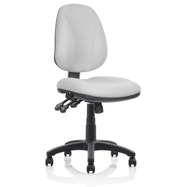 Deluxe kontorstol, grå