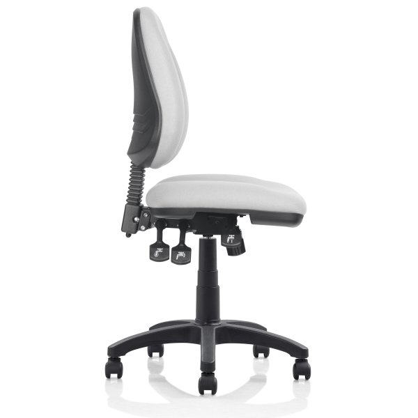 Deluxe kontorstol, grå