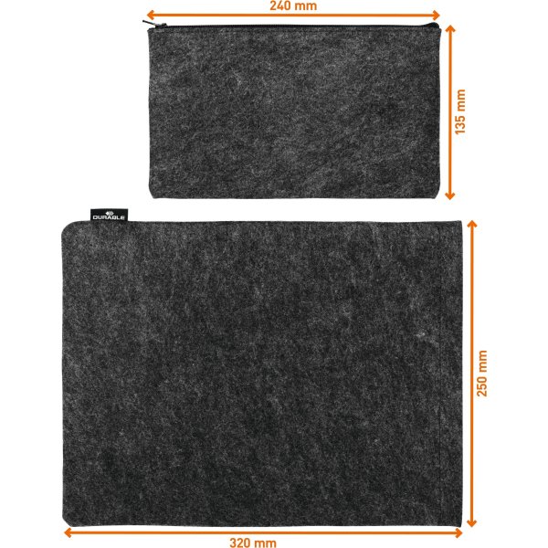 Durable EFFECT 13" Computer Sleeve, grøn