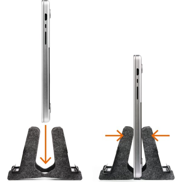 Durable EFFECT VERTICAL Laptop stand, grøn