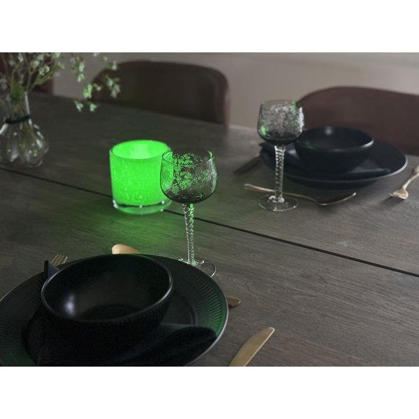Securit® AYLA hvid glasstage m/farve LED, 12 stk