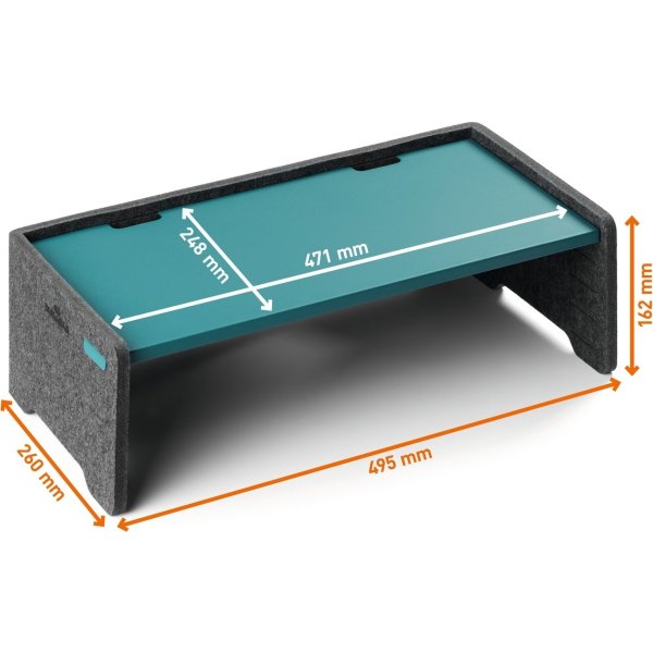 Durable EFFECT Monitor Stander, grøn