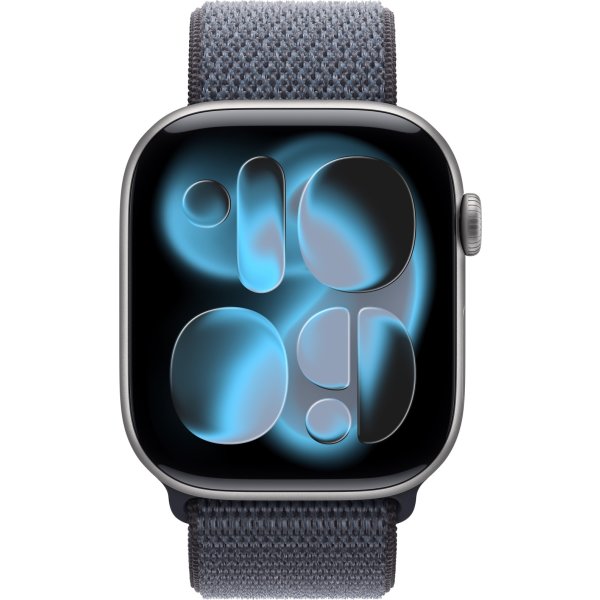 Apple rem, Sport Loop, Stålblå, 46 mm