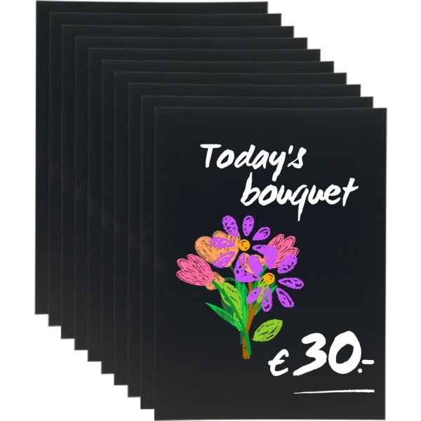Securit Kridtskilte | A5 | Dobbeltsidet | 10 stk.