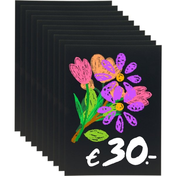 Securit Kridtskilte | A6 | Dobbeltsidet | 10 stk.