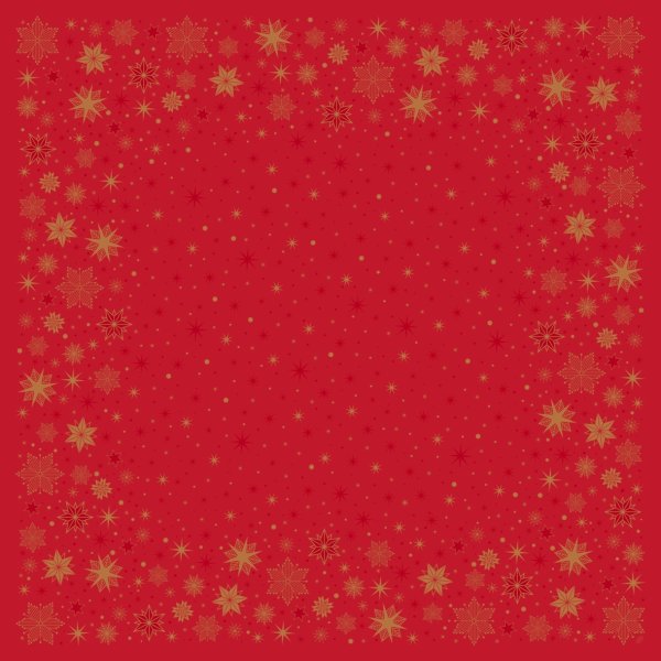 Dunicel Stikdug, 84x84 cm, Stargazing Red, 20 stk.