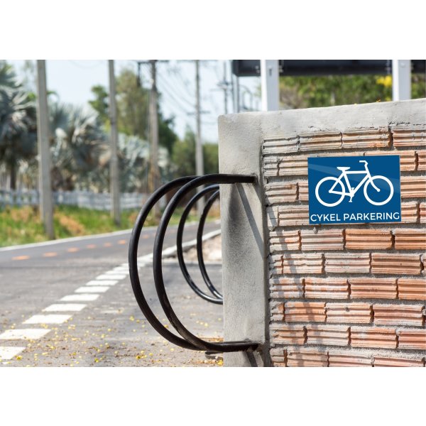 Skilt | Cykel parkering | 18x13 cm