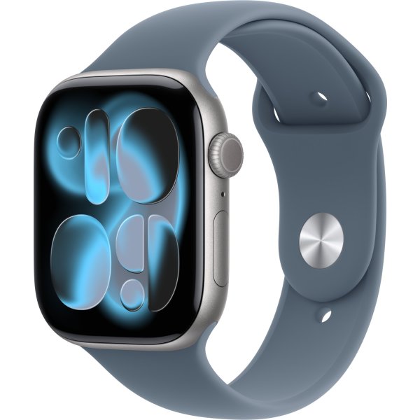Apple Sportsrem, Stålblå, 46 mm - M/L