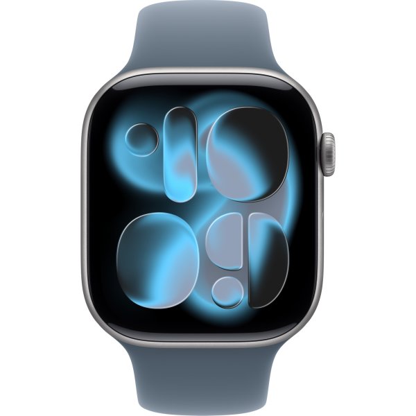 Apple Sportsrem, Stålblå, 46 mm - M/L