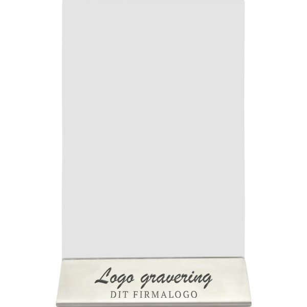 Securit Brochuredisplay | Stål fod | A6 | Logo