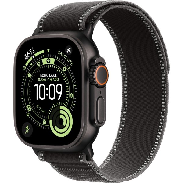 Apple Trail-Loop, sort, 49 mm - S/M