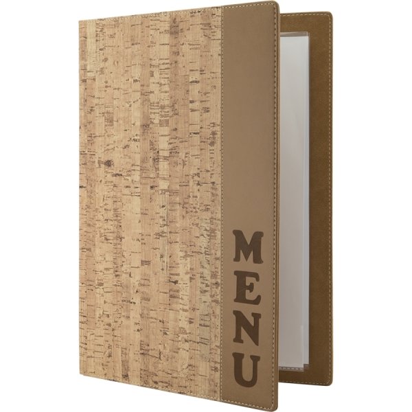 Securit Design Menukort | A4 | Kork | Logo