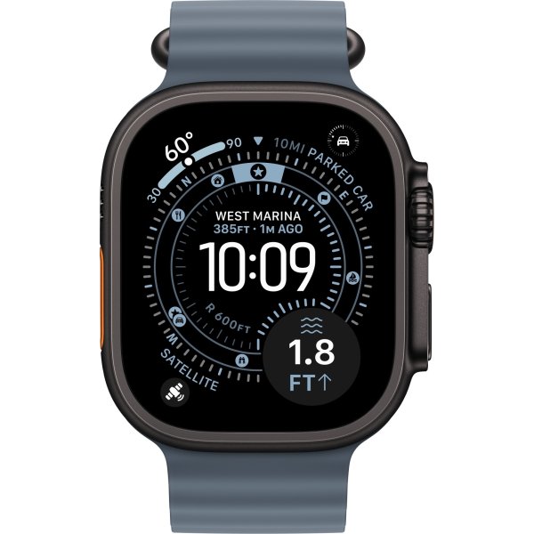 Apple Forlænger til Ocean-rem, Stålblå, 49 mm