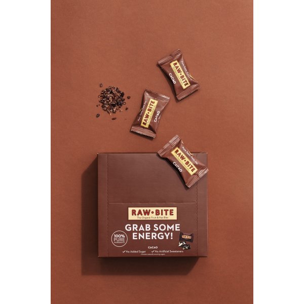 Rawbite Cacao Officebox, 45 bites á 15 g