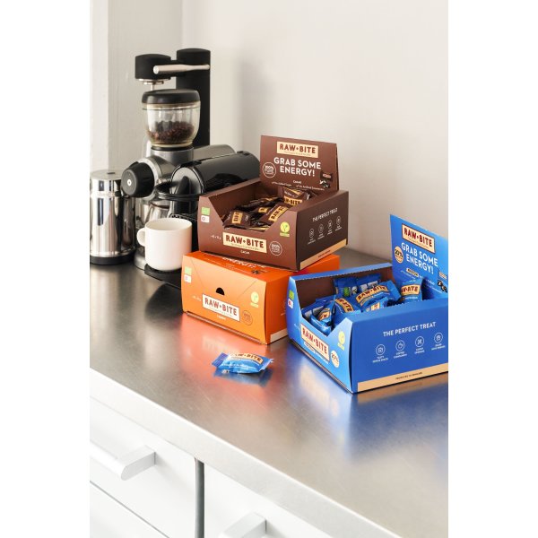 Rawbite Protein Cacao Officebox, 45 bites á 15 g