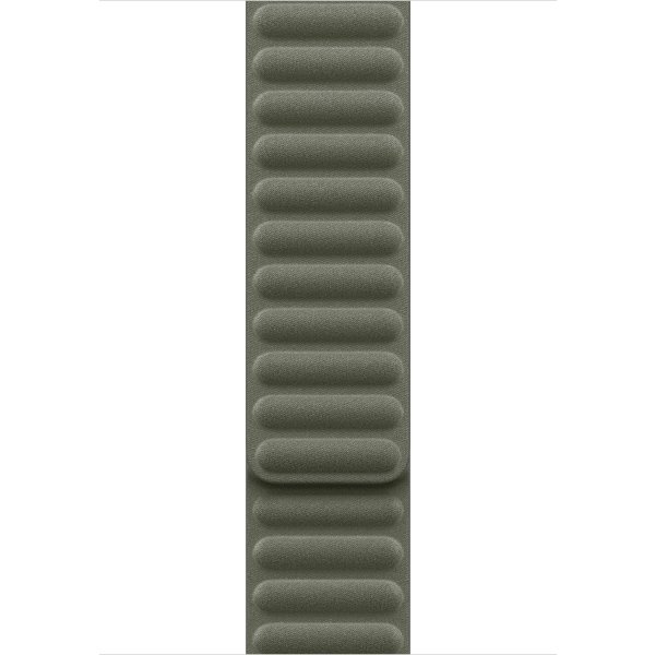 Apple Magnetisk ledrem, Salviegrå, 46 mm - S/M