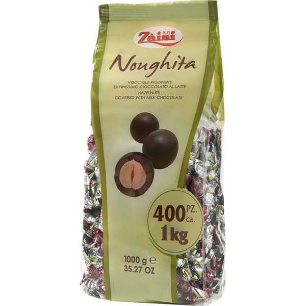 Noughita Mælkechokolade m. hasselnød, 1 kg