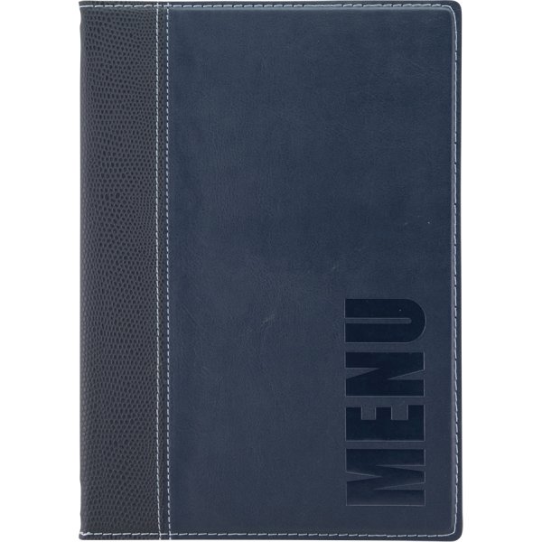 Securit Trendy Menukort | A5 | Blå | Logo