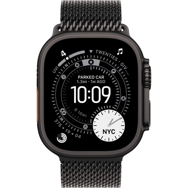 Apple Milanorem, 49 mm, small - Titanium