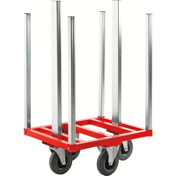 Pallerammevogn, massive hjul, 300 kg