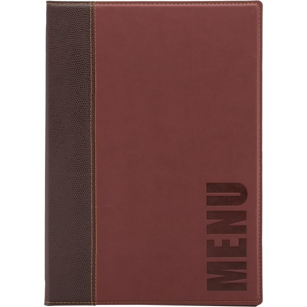 Securit Trendy Menukort | A4 | Rød | Logo | 20st