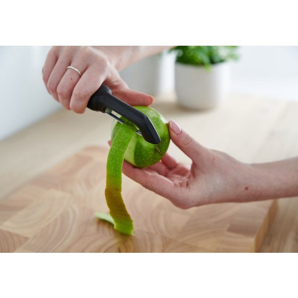 OXO Skrællekniv med vippeblad, silikone/stål