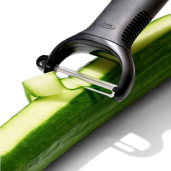 OXO Y-Skrællekniv med vippeblad, silikone/stål