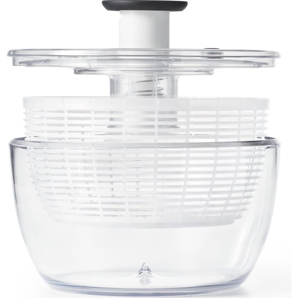 OXO Salatslynge stor, klar/hvid, Ø26cm.