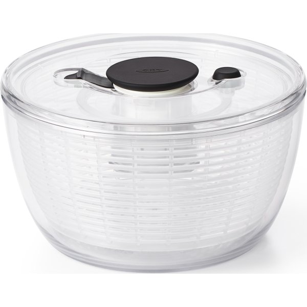 OXO Salatslynge lille, klar/hvid, Ø21cm.