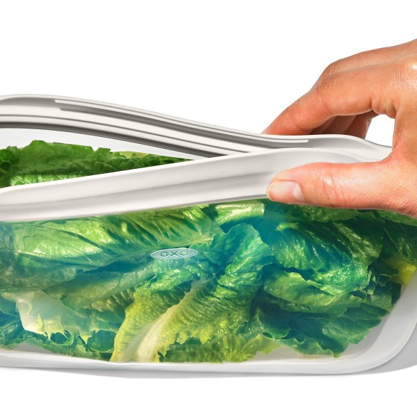 OXO Stand-Up silikone pose, mellem, 946 ml.