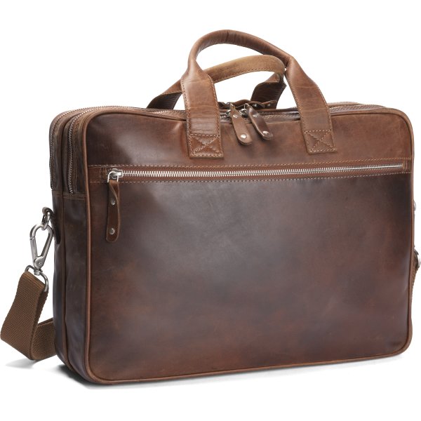 Carlobolaget Florens Computertaske, 15,6", cognac