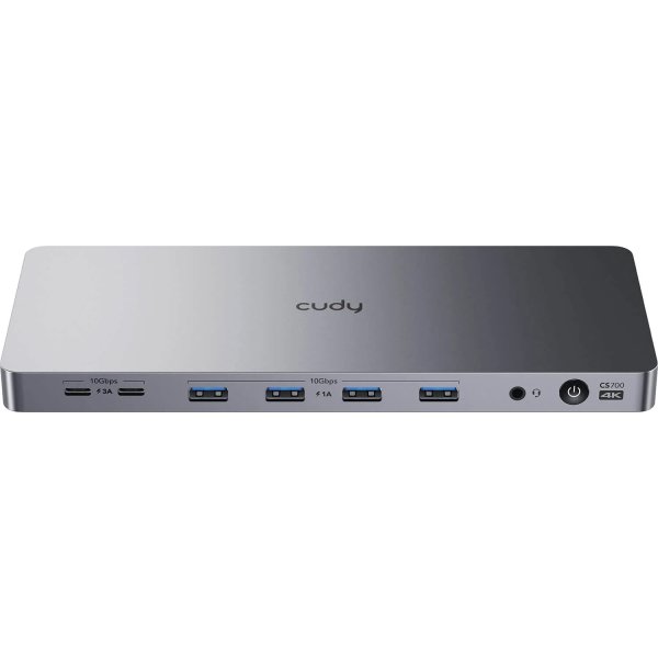 CUDY Dockingstation CS700 10Gbps USB-C Dual 4K