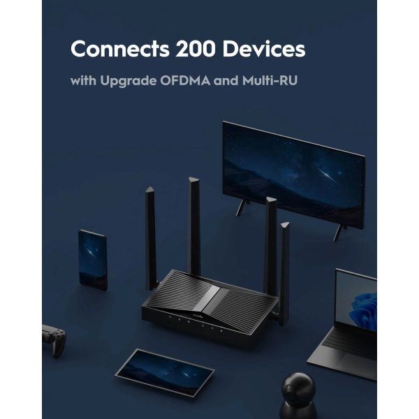 CUDY Wi-Fi Router WR3600, WF7, BE3600 Gigabit Mesh