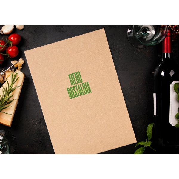 Menu omslag | A4 | Natur | Logo