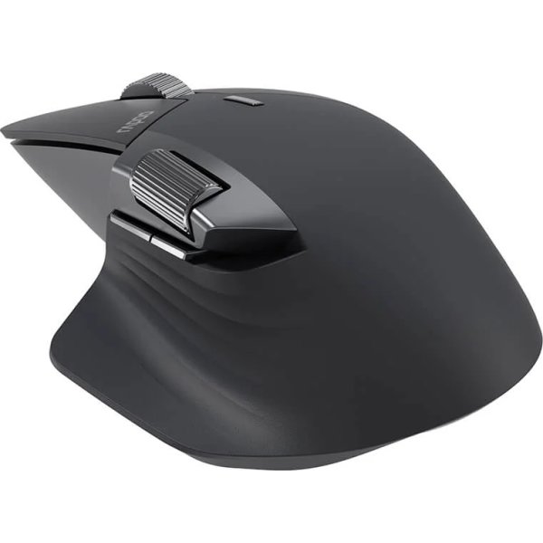 RAPOO Mus, MT760L, Trådløs, Multi-Mode, Mørkegrå
