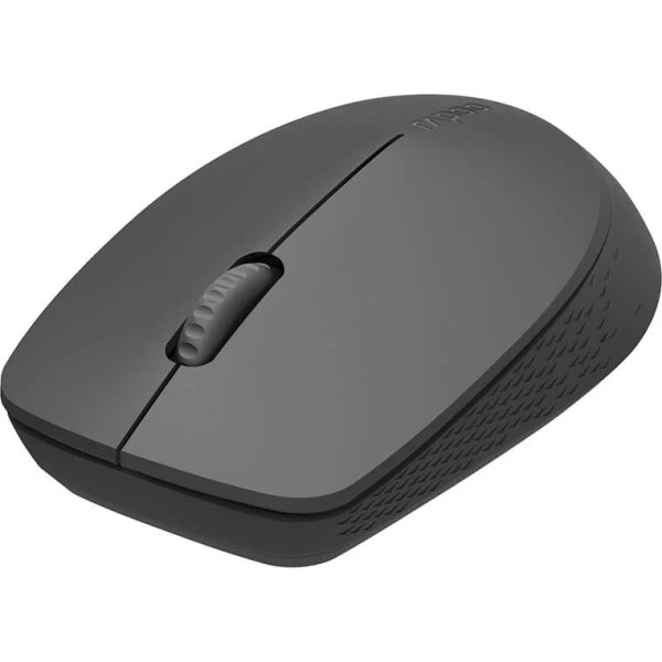 RAPOO Mus M100 Lydløs, Trådløs, Multi-Mode, grå