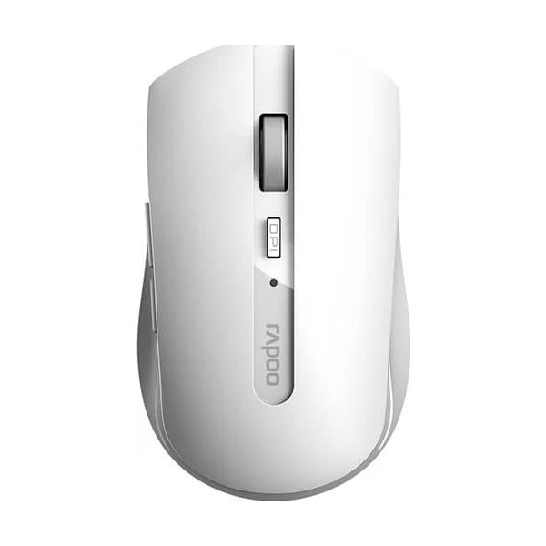 RAPOO Mouse 7200M, Trådløs, Multi-Mode, Hvid