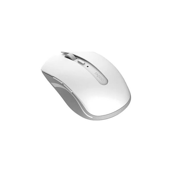 RAPOO Mouse 7200M, Trådløs, Multi-Mode, Hvid