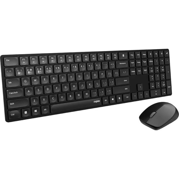 RAPOO Tastatur/Mus-Sæt 8020M, Multi-Mode, Trådløs