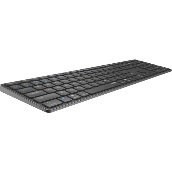 RAPOO Tastatur E9800M, Multi-Mode, Trådløst, Grå