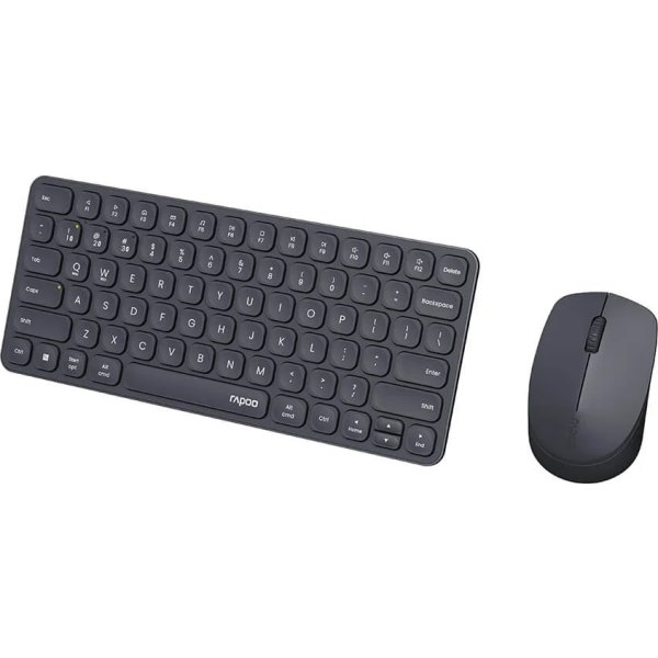 RAPOO Tastatur/Mus-Sæt 9010M, Trådløs, Multi-Mode