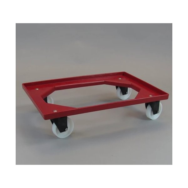 Flexi lagervogn 61x41 cm uden midtergitter, rød