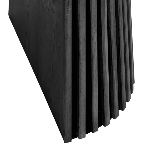 Osaka Spisebord Ø120/120-200x75 cm, sort egfiner
